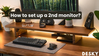 How to set up a 2nd monitor?