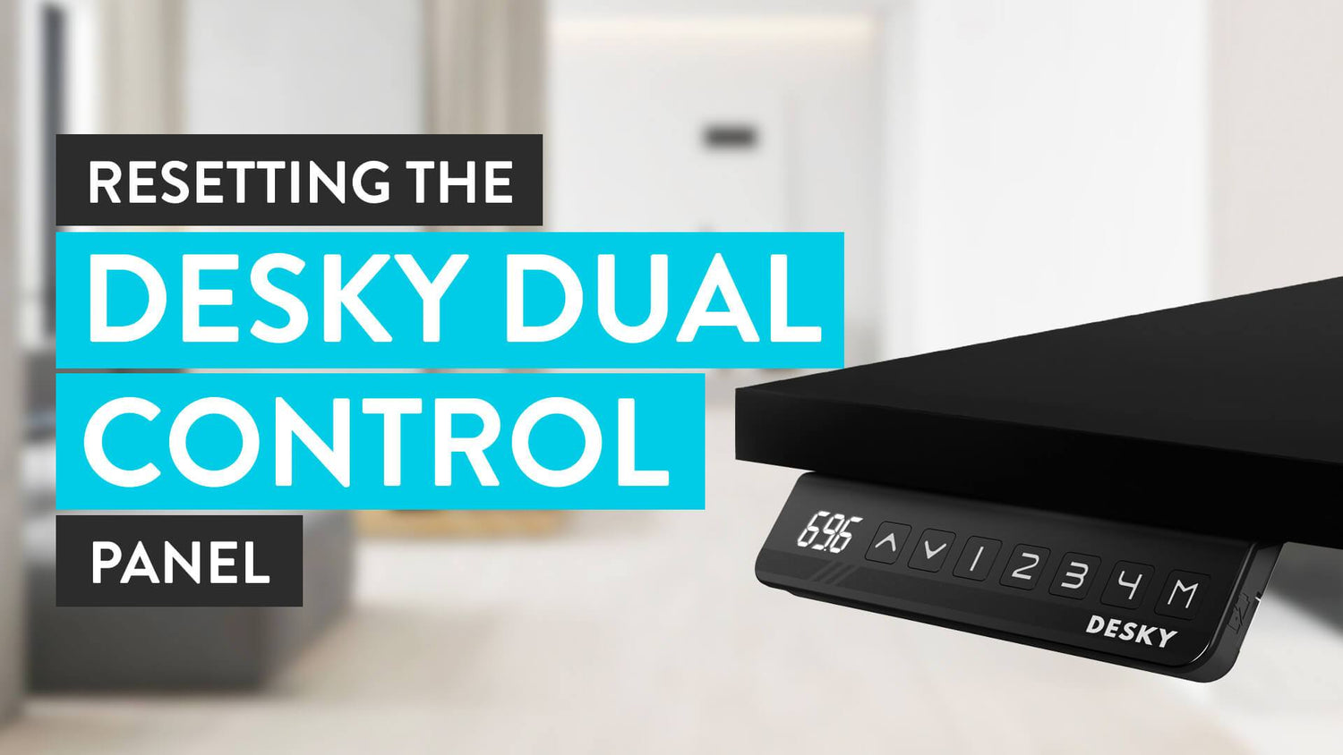 How To Reset The Control Panel Of The Desky Dual Sit Stand Desk - Desky ...