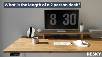 What is the length of a 2 person desk?