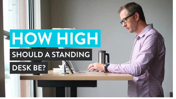 how high should a standing desk be
