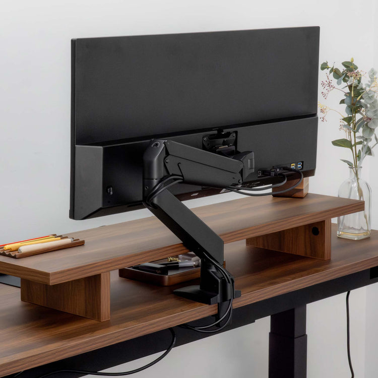Desky Heavy Duty Single Monitor Arm (24lbs+)