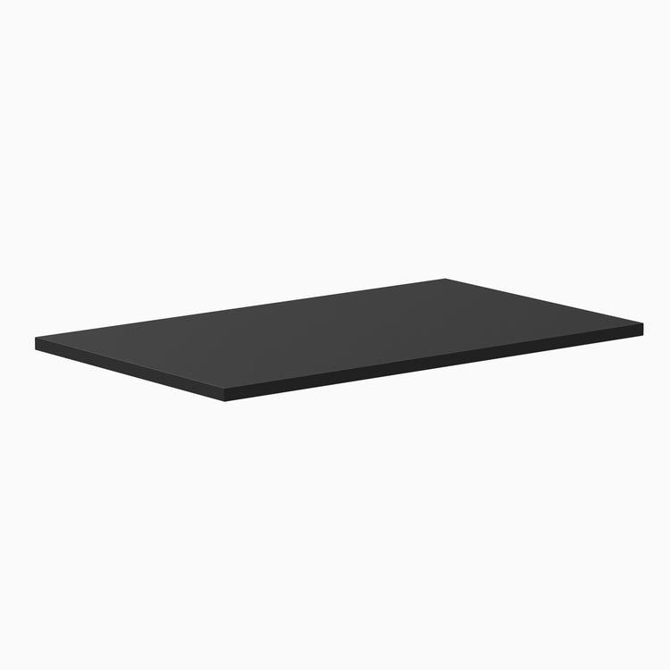 Mini melamine desktop - 40" black desktop