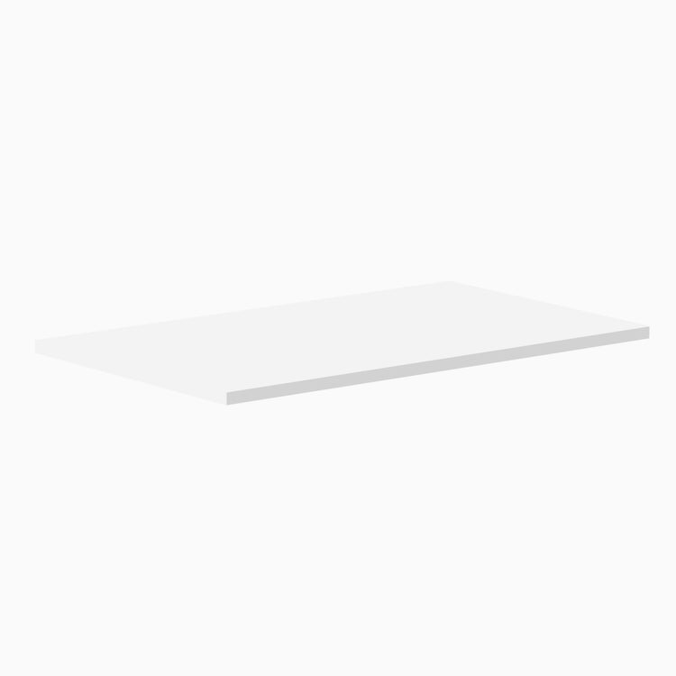 Mini melamine desktop - 40" white desktop