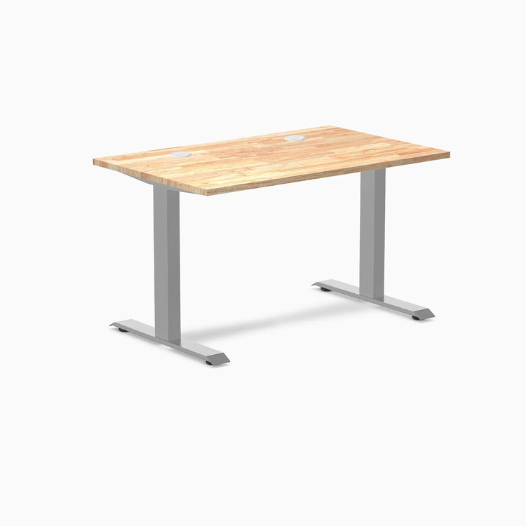 Bureau de bureau en bois d'hévéa Desky Zero