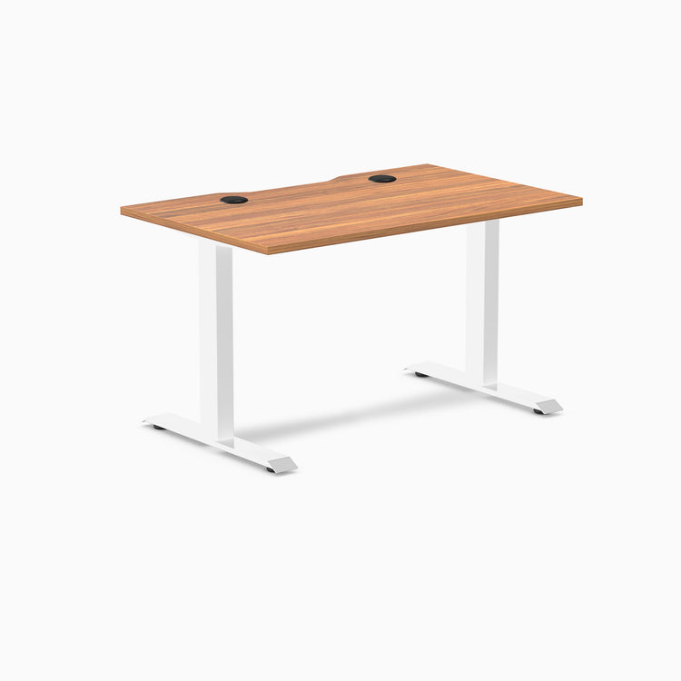 Desky Zero Scalloped Laminate Office Desk