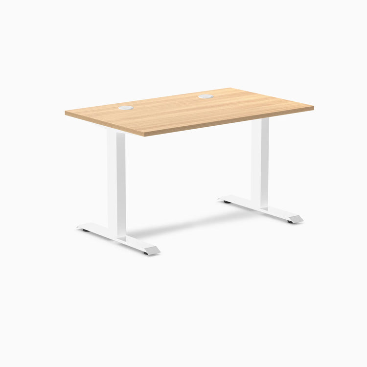 Desky Zero Scalloped Laminate Office Desk