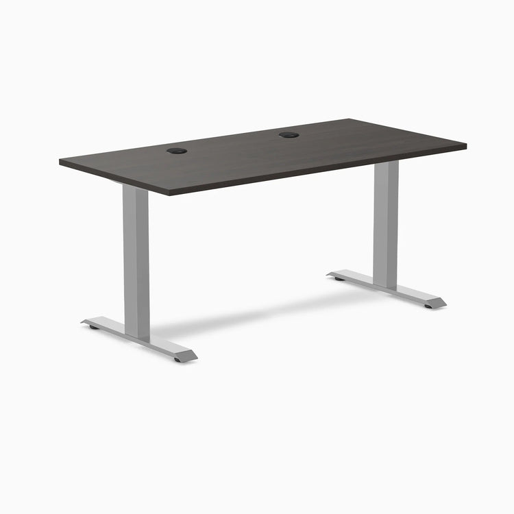 Desky Zero Scalloped Laminate Office Desk