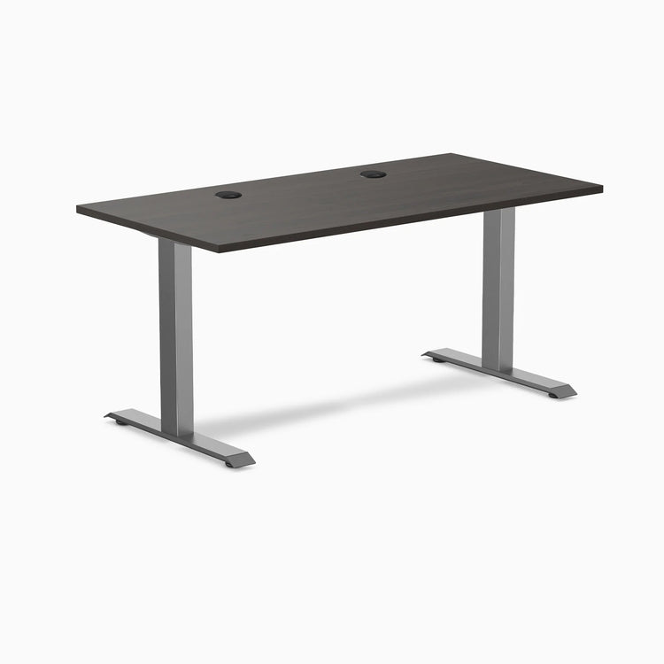 Desky Zero Scalloped Laminate Office Desk
