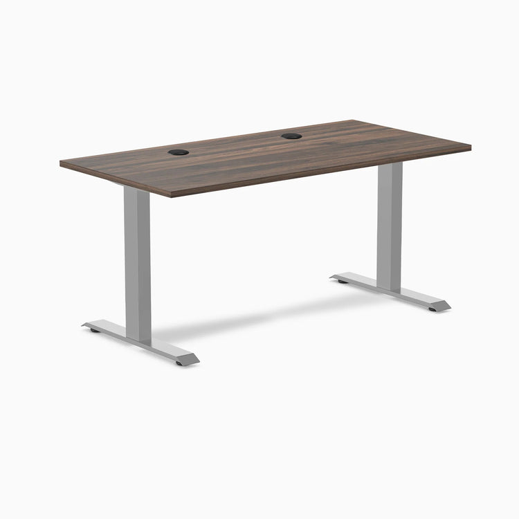 Desky Zero Scalloped Laminate Office Desk