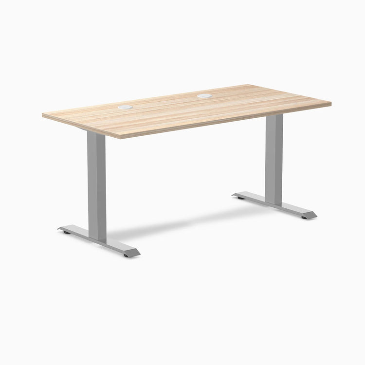 Desky Zero Scalloped Laminate Office Desk