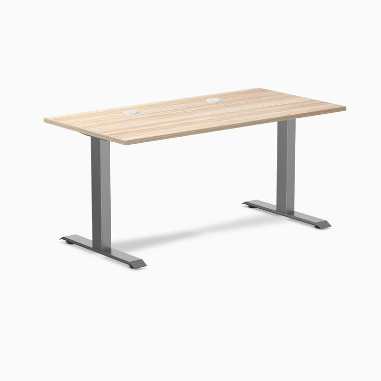 Desky Zero Scalloped Laminate Office Desk