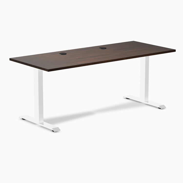 Bureau de bureau en bois d'hévéa Desky Zero