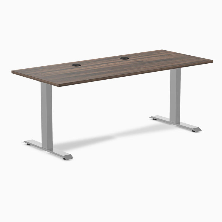 Desky Zero Scalloped Laminate Office Desk