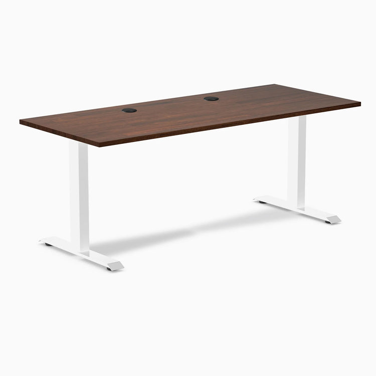 Bureau de bureau en bois d'hévéa Desky Zero