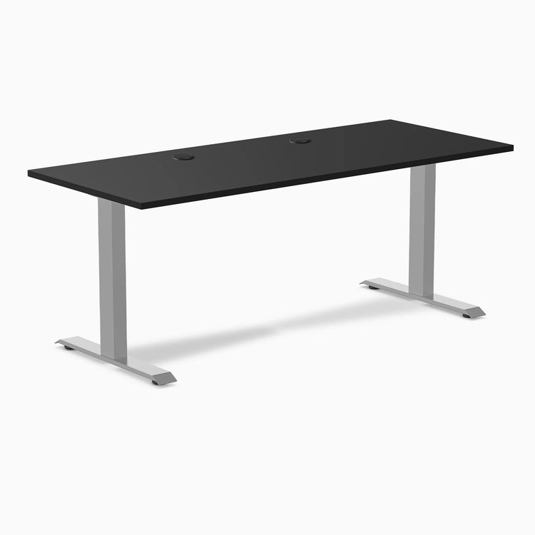 Desky Zero Scalloped Laminate Office Desk