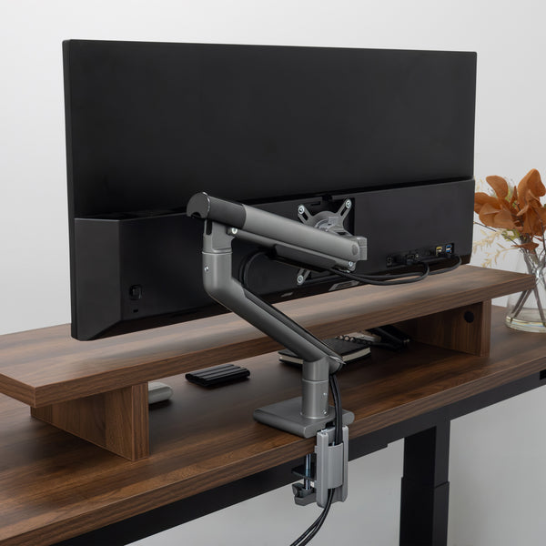 Desky Single Slim Aluminium Monitor Arm detail view 2