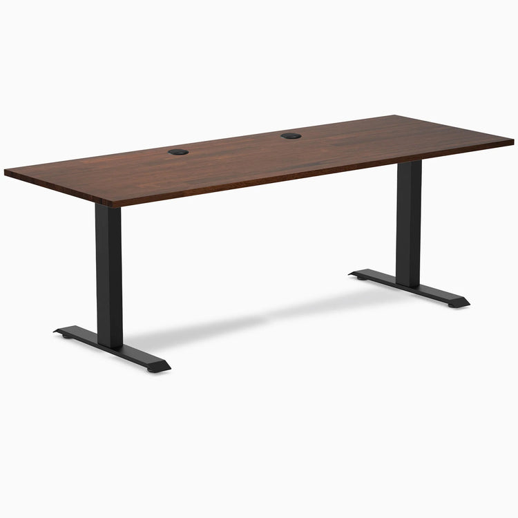 Bureau de bureau en bois d'hévéa Desky Zero