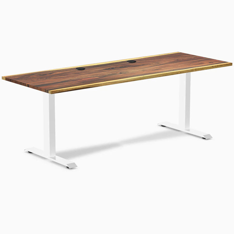 Bureau de bureau en bois dur Desky Zero