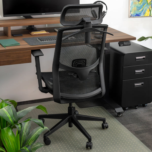 Desky Adjustable High Back Mesh Chair detail view 6