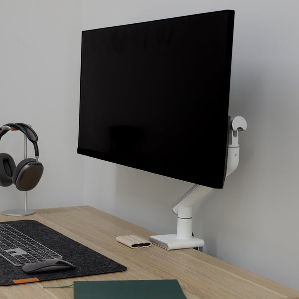 Desky Single Slim Aluminium Monitor Arm detail view 6