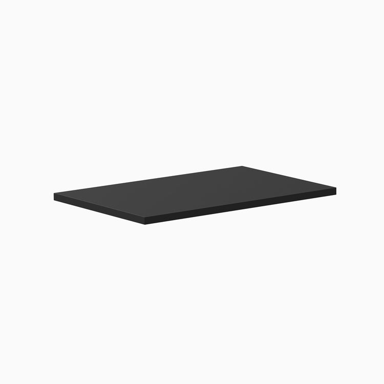 Mini melamine desktop - 32" black desktop