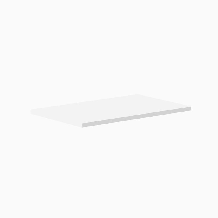 Mini melamine desktop - 32" white desktop