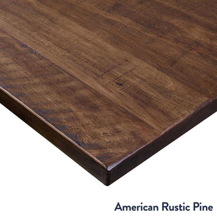 American Rustic pine corner softwood Desky