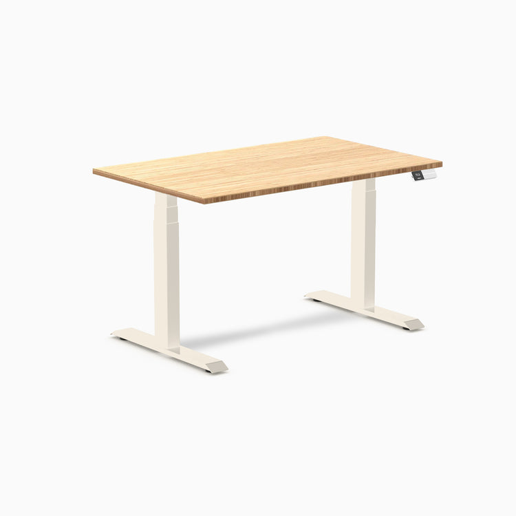 Desky Dual Bamboo Sit Stand Desk