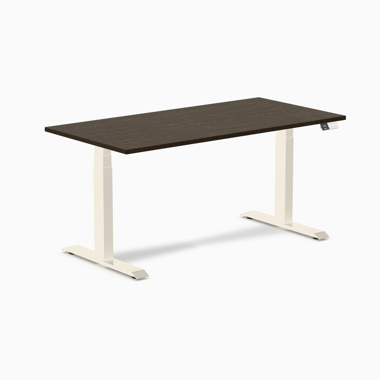 Desky Dual Bamboo Sit Stand Desk