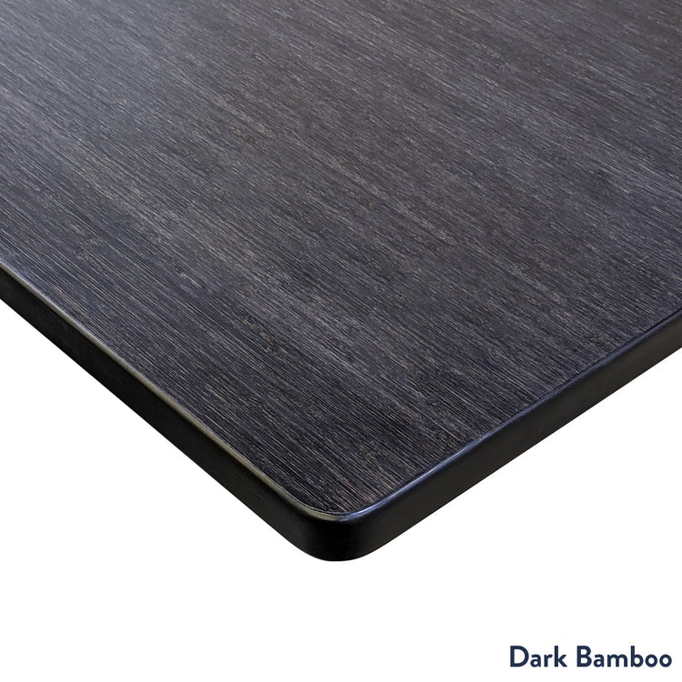 Dark Bamboo desktop corner - Desky