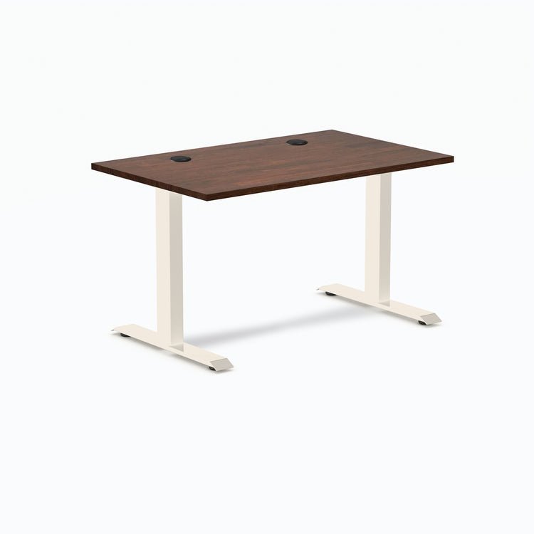 Bureau de bureau en bois d'hévéa Desky Zero