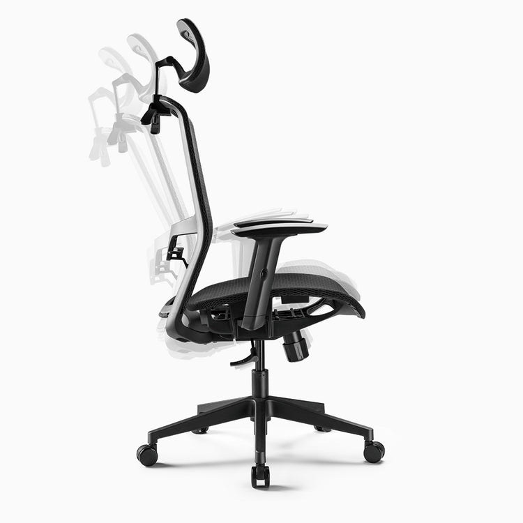 Ergonomic mesh office chair with tilt function