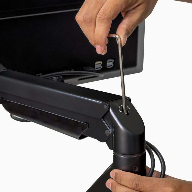 Desky Heavy Duty Single Monitor Arm (24lbs+)