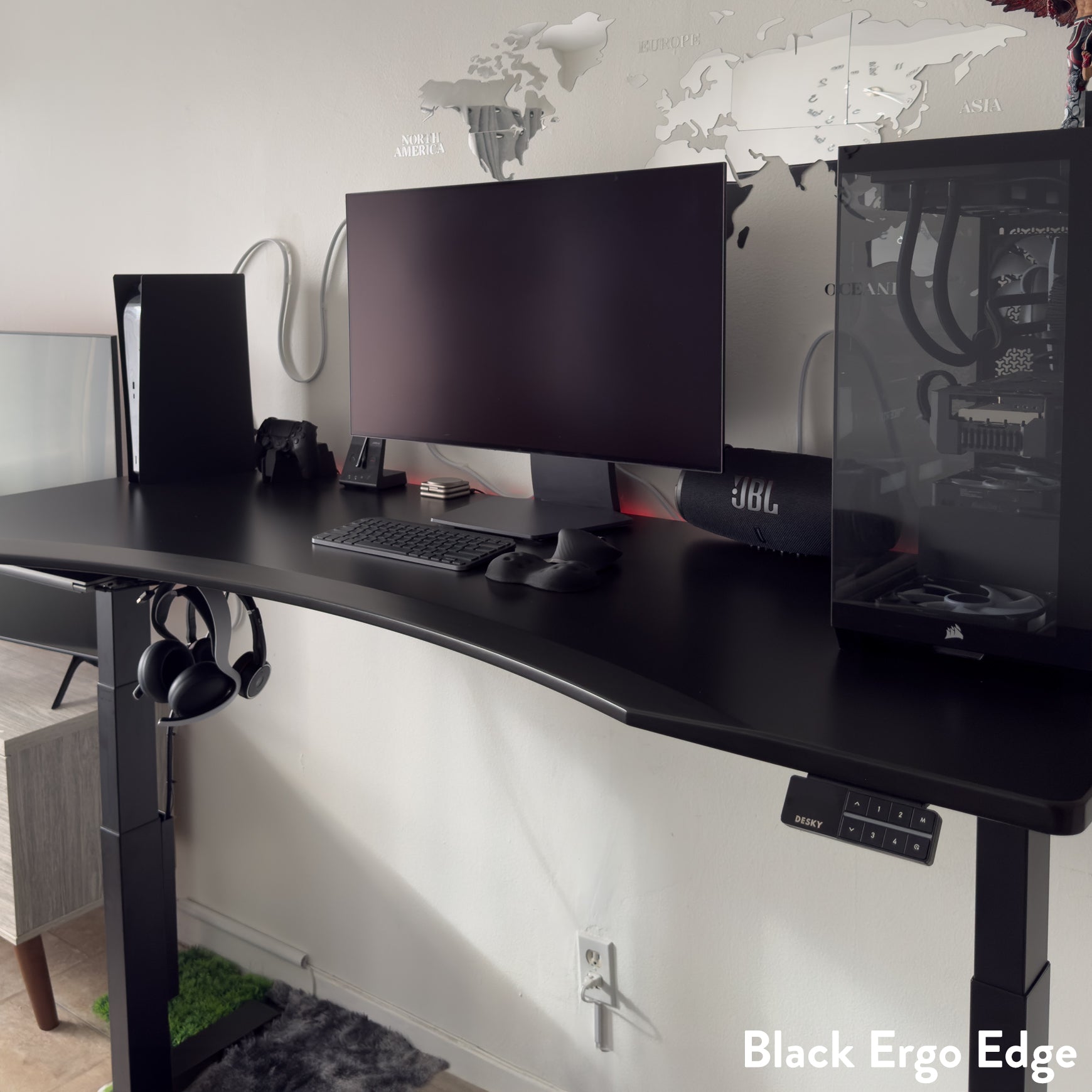 Alpha Stand Table Desky Alpha Dual Electric Standing Gaming Desk