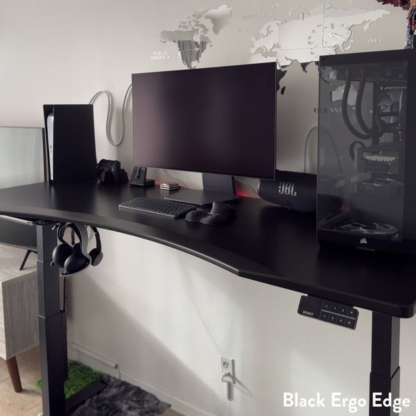 Desky Alpha Dual Sit Stand Gaming Desk-Desky Canada