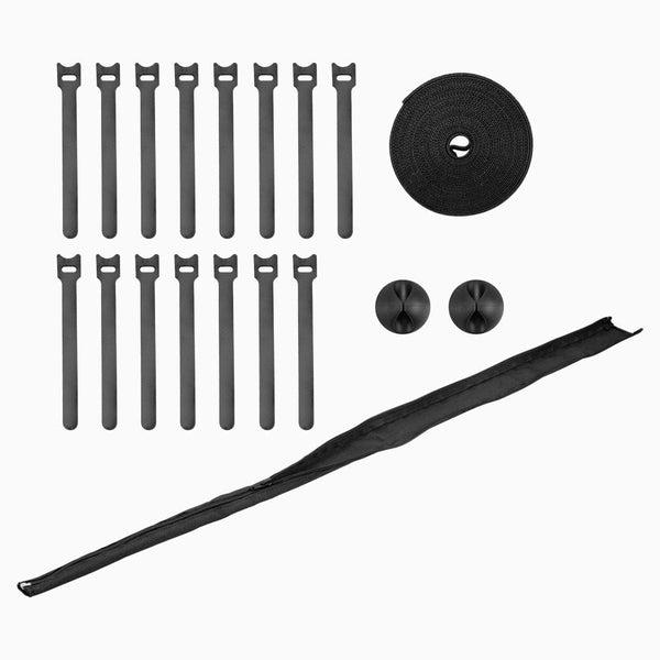 Desky cable organizer kit 