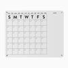 Desky wall calendar and notes organizer