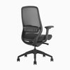 Black minimalist office chair 