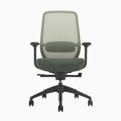 Green ergonomic coilflex chair 