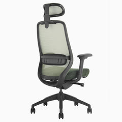 Coilflex chair with lumbar support in green - Desky