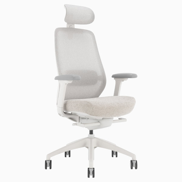 Wheat colored coilflex chair desky