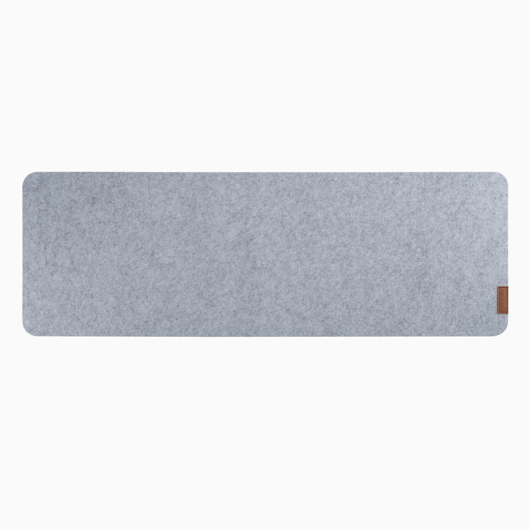 Large light grey desk pad cork and felt