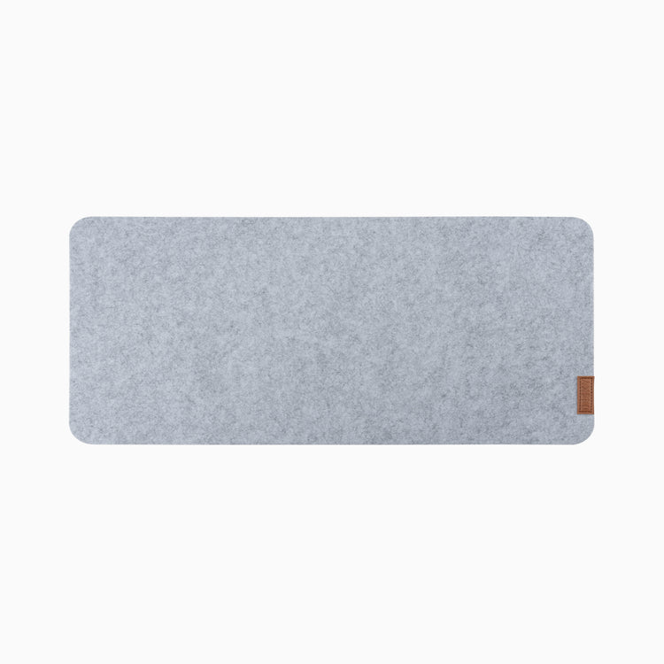 Medium Light grey desk pad cork and felt