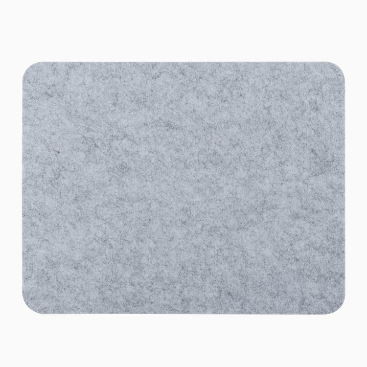 Small light grey desk pad cork and felt