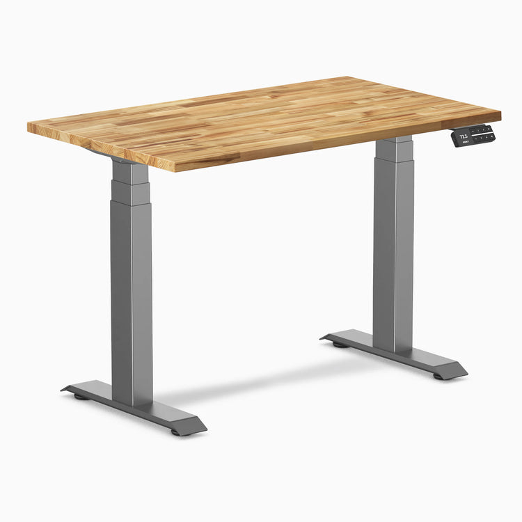 Bureau assis-debout Desky Dual Mini en bois dur