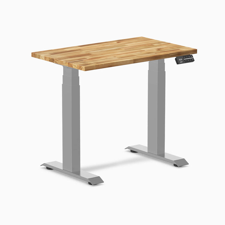 Bureau assis-debout Desky Dual Mini en bois dur