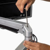 Adjustable dual monitor arm - Desky
