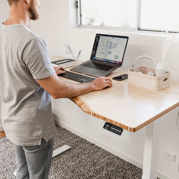 Desk Standing Remote Router Inside Edge Desktop Desky Dual Ergo Edge Sit Stand Desk