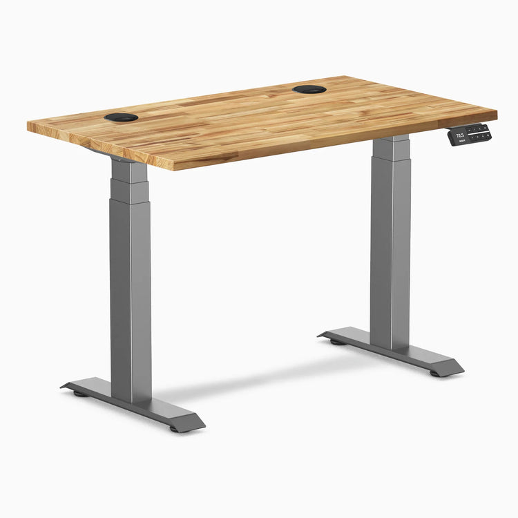 Bureau assis-debout Desky Dual Mini en bois dur