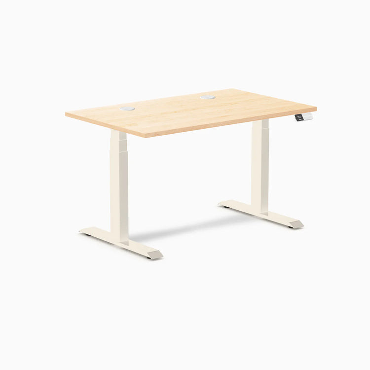 Desky Dual Hardwood Sit Stand Desk